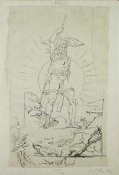 Fingal, 1804-5 (pen, ink and pencil on paper) | Obraz na stenu