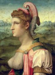 Sibyl, c.1540 (oil on panel) | Obraz na stenu