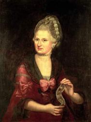 Anna Maria Mozart, nee Pertl, mother of Wolfgang Amadeus Mozart, 1775 | Obraz na stenu