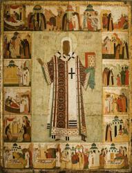 Saint Alexius (oil & gold on panel) | Obraz na stenu