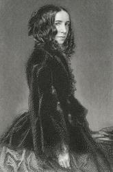 Elizabeth Browning (1806-61) (engraving) | Obraz na stenu