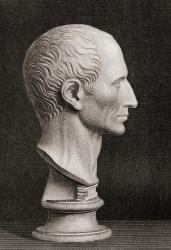 Gaius Julius Caesar 100-44 b.c. Roman statesman, general and notable author of Latin prose. | Obraz na stenu