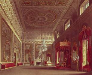 The Saloon, Buckingham Palace from Pyne's 'Royal Residences', 1818 | Obraz na stenu