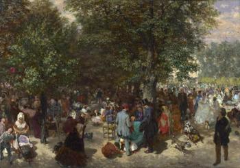 Afternoon in the Tuileries Gardens, 1867 (oil on canvas) | Obraz na stenu