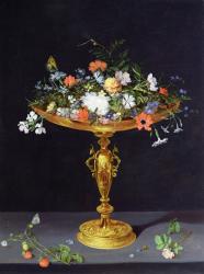 Flowers in a Golden Tazza, 1612 (panel) | Obraz na stenu