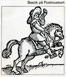 Post rider (woodcut) | Obraz na stenu