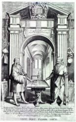 Homage to Durer, c.1628 (engraving) (b/w photo) | Obraz na stenu
