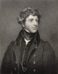 George James Agar-Ellis, 1st Baron Dover, engraved by E. Scriven (1775-1841), from 'National Portrait Gallery, volume II', published c.1835 (litho) | Obraz na stenu