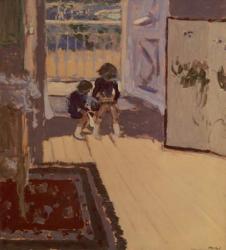 Children in a Room, 1893 (oil on cardboard) | Obraz na stenu