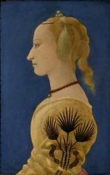 Portrait of a Lady in Yellow, c.1465 (panel) | Obraz na stenu