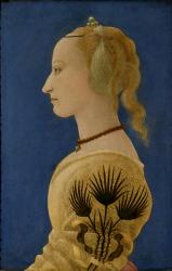 Portrait of a Lady in Yellow, c.1465 (panel) | Obraz na stenu