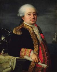 Portrait of the Comte de La Couldre de La Bretonniere (oil on canvas) | Obraz na stenu