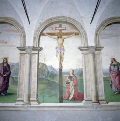 Crucifixion, 1493-6 (fresco) (see also 169448) | Obraz na stenu