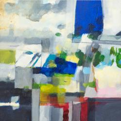 Country landscape, 1998 (oil on canvas) | Obraz na stenu