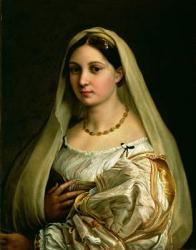 The Veiled Woman, or La Donna Velata, c.1516 (oil on canvas) | Obraz na stenu