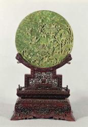 Table screen, Chinese, 18th century (jade) | Obraz na stenu