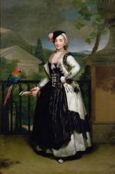 Portrait of Isabel Parrena Arce, Ruiz de Alarcon y Valdes, Marquesa de Llano, 1770 (oil on canvas) | Obraz na stenu