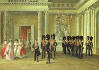 The Heraldic Hall in the Winter Palace, St Petersburg, 1838 (oil on canvas) | Obraz na stenu