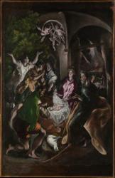 The Adoration of the Shepherds, c.1605-10 (oil on canvas) | Obraz na stenu