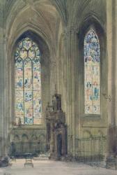 Chapel in the South Transept, Rouen Cathedral, 19th century | Obraz na stenu
