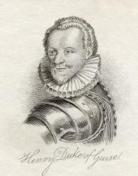 Henry I, Prince of Joinville, from 'Crabb's Historical Dictionary', published 1825 (litho) | Obraz na stenu