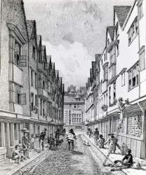 Winchester Street, London Wall, published 1814 (engraving) | Obraz na stenu