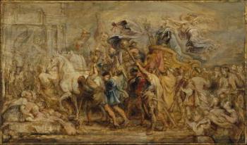The Triumph of Henry IV, c.1630 (oil on wood) | Obraz na stenu