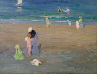 The Beach, Trouville | Obraz na stenu