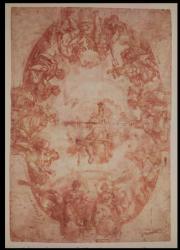 Study for the ceiling of the Casa de Pilatos, Seville, 1604 (pen & ink and wash on paper) | Obraz na stenu