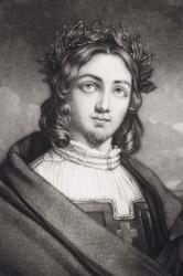 Francesco Petrarca (engraving) | Obraz na stenu