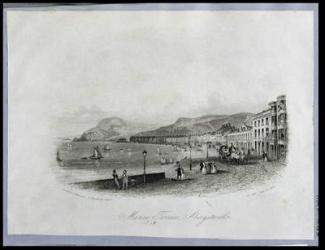 Marine Terrace, Aberystwyth, 1844 (engraving and aquatint) | Obraz na stenu