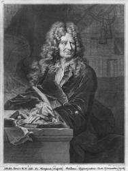 Portrait of Nicolas Boileau, known as Boileau-Despreaux, 1706 (engraving) | Obraz na stenu