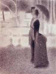Study for Sunday Afternoon on the Island of La Grande Jatte, c.1884 (conte crayon on paper) | Obraz na stenu
