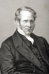 Reverend Baptist Wriothesley Noel (1799-1873) engraved by D.J. Pound from a photograph, from 'The Drawing-Room of Eminent Personages, Volume 2', published in London, 1860 (engraving) | Obraz na stenu