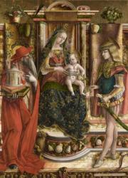 La Madonna della Rondine, after 1490 (oil and egg tempera on wood) | Obraz na stenu