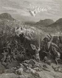 The Battle of Nicaea in 1097, illustration from 'Bibliotheque des Croisades' by J-F. Michaud, 1877 (litho) | Obraz na stenu