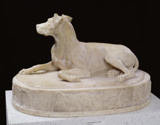 A Dog, 1827 (marble) (see also 223452) | Obraz na stenu