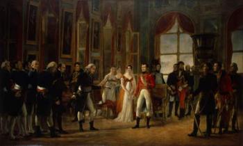 Napoleon receiving the senators and declaring himself emperor, 18th May 1804 (oil on canvas) | Obraz na stenu