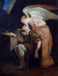 The Dream of the Poet or, The Kiss of the Muse, 1859-60 (oil on canvas) | Obraz na stenu