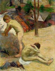 Breton Boys Bathing, 1888 (oil on canvas) (see also 244974) | Obraz na stenu
