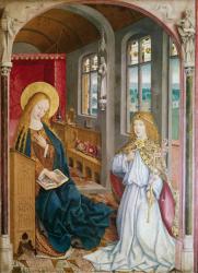 The Annunciation (oil on oak) | Obraz na stenu