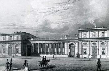 The Prinz-Albrecht-Palais, 1833 (engraving) | Obraz na stenu