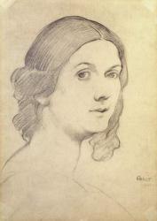 Portrait of Isadora Duncan (1877-1927), 1908 (charcoal on paper) | Obraz na stenu