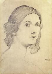 Portrait of Isadora Duncan (1877-1927), 1908 (charcoal on paper) | Obraz na stenu