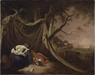 The Dead Soldier, c.1789 (oil on canvas) | Obraz na stenu