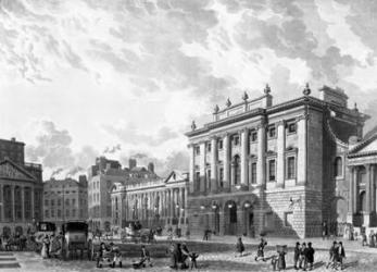 The Bank of England, engraved by D. Havell (engraving) | Obraz na stenu