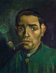 Head of a Man, 1884-5 (oil on canvas) | Obraz na stenu