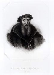 Portrait of William, First Lord Paget (engraving) (b/w photo) | Obraz na stenu