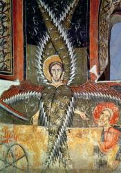 Seraphim purifying the lips of Isaiah, Catalan School (fresco) | Obraz na stenu
