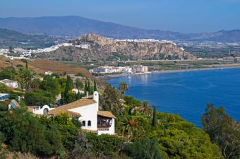 Salobreña, Costa Tropical, Granada Province, Andalusia, southern Spain. | Obraz na stenu